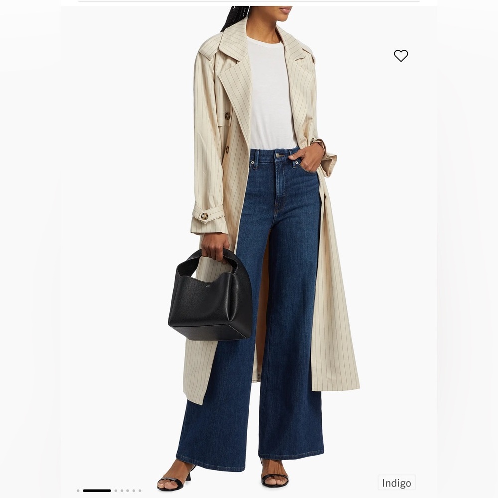 Good American Classic Blue Wide-Leg Jeans